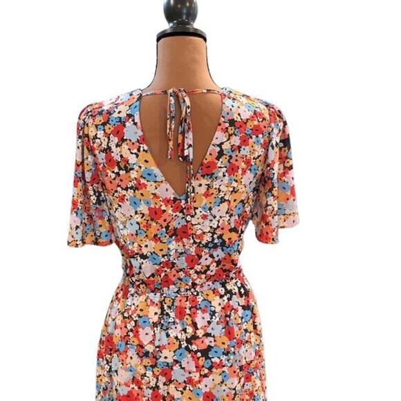 Rebecca Minkoff “Sorcha” Floral Deep-V Mini Dress – Size XS - Picture 5 of 12